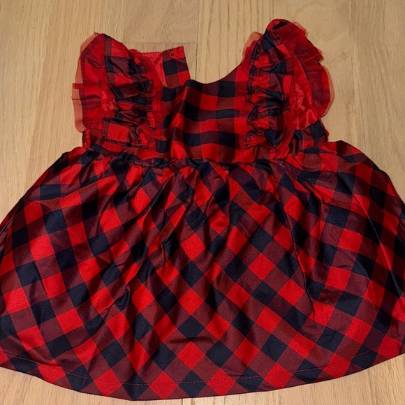 Cat & Jack Other - Cat & Jack Red and Black Plaid Kids Dress